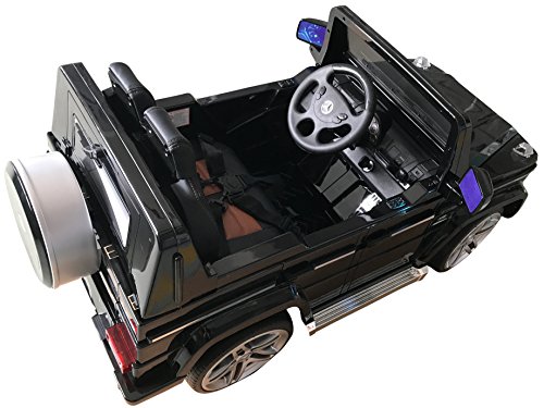 Mercedes G55 AMG Premium Ride On Electric Toy Car For Kids - 12V10A
Battery Powered - LED Lights - MP3 - RC Parental Remote Controller -
Leather Seat - Suitable For Boys & Girls - Black Mercedes G55 AMG Premium Ride On Electric Toy Car For Kids - 12V10A
Battery Powered - LED Lights - MP3 - RC Parental Remote Controller -
Leather Seat - Suitable For Boys & Girls - Black