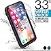 Catalyst Total Protection Case for iPhone X - 5X More Waterproof iPhone Case, Highly Responsive Screen and Face id, Survives up to 65% Higher Drops Black
