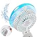 Handheld Misting Fan Portable Fan Facial Steamer,Rechargeable Battery Operated Fan,Foldable Travel Fan,Personal Fan Cooling Humidifier with Colorful Night Light for Travel