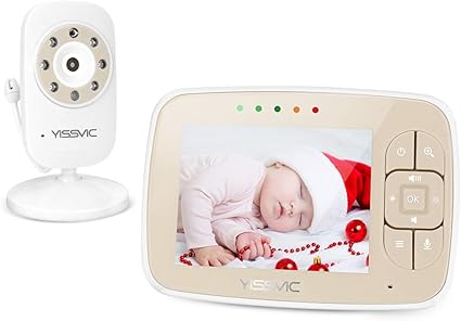 Amazon Yissvic ベビーモニター 見守りカメラ 遠隔監視カメラ 双方向音声通信 カメラ４台まで接続可能 暗視機能付き ベビーカメラ 出産祝いプレゼント クリスマス 日本語取扱説明書付き 3 5インチ ベビーモニター ベビー マタニティ 通販