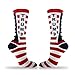 Republican Statement Socks Donald Trump American Flag Pattern Unisex Adult Crew Fashion Novelty Socks (Large)