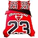 FAIRY KAARI New 3D Print Basketball Duvet Cover Student Kids Basketball Bedding Set 3PC Boys and Teenagers Bed Set1Duvet Cover,2Pillowcases,Twin Full Queen King Size