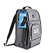 TYLT Power Bag and Charging Station - Built in 5,200 mAh Power Bank and Cable Routing Pockets for Charging Multiple Devices (Traveler)