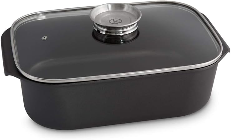 Cocotte Ovale KAMBERG 30cm - Alluminio Fusione, Rivestimento Effetto Pietra, Induzione, Senza PFOA - Foto 5