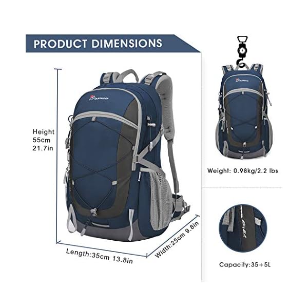 mountaintop unisex rucksack 40l