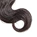 ALI JULIA 10A Malaysian Virgin Body Wave 3 Bundles with 4x4 Middle Part Lace Closure 100% Unprocessed Human Hair Weave Extensions Natural Color (14 16 18+14 inch closure)