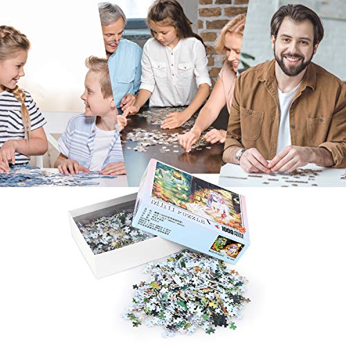 Peradix Jigsaw Puzzle 1000 Piece for Adults with Puzzle Glue - Interesting Puzzle Toys Board Game Art