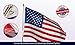 American Flag 3x5’ Embroidered Stars with Sewn Stripes | 210D Oxford Nylon | Quadruple Stitched Fly End | Brass Grommets for Easy Display | Heavy Duty U.S. Flag