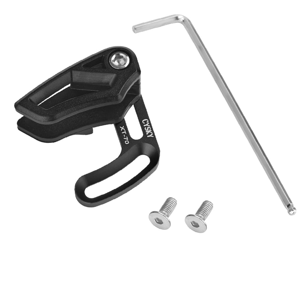 CYSKY MTB Chain Guide, Direct Mount Single Chainring Guard 26T-38T, Bicycle Chain Protector for Mountain Bike, Downhill Bike (Black)