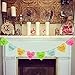 Valentines Conversation Hearts Garland Banner - Felt Candy Hearts Banner Garland - Funny Valentine’s Decor Party Decorations - NO DIY REQUIRED