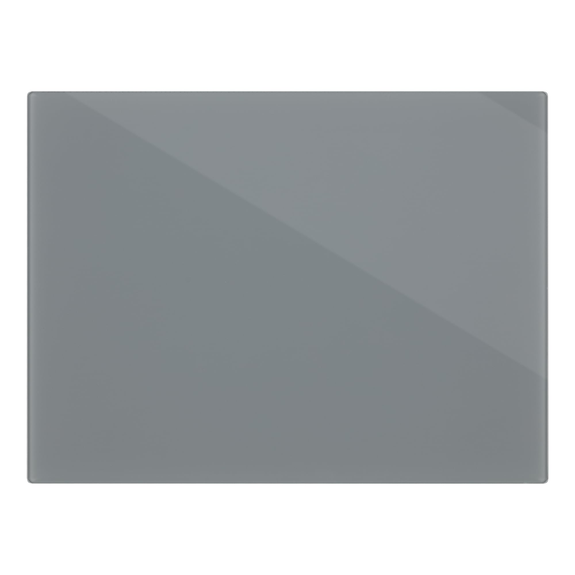 New York Central Grey Tempered Glass Palette 12x16" Tabletop Rectangle – Scratch-Resistant, Easy-to-Clean Artist Palette For Precise Color Mixing, Reduced Glare, Solvent-Resistant