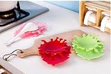 LDAOS Silicone Spoon Rest Ketchup Shape Holder Creative Kitchen Aid view 4