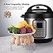 Accessories Set Compatible with Instant Pot 6,8 QT, Steamer Basket with Divider, Springform Pan, Egg Bites Mold, Stackable Steamer Racks, Magnetic Cheat Sheet by Nenazzz