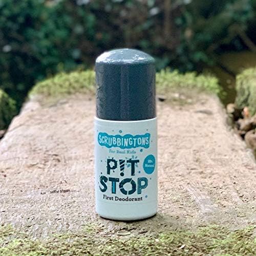 Scrubbingtons Pit Stop Kids Deodorant Natural Roll On for Children Teens. Made in UK - Image 4