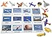 Curious Minds Busy Bags Aircraft Vehicles to Matching Cards - Match Airplane, Jets and other Aircraft Miniatures to Photos