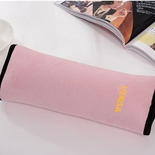 Auto Seat Belt Pillow Car Safety Belt Protect, Shoulder Pad, Adjust Vehicle Seat Belt Cushion For Kids, Pink