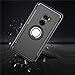 Mi Mix 2 Case, [with 360 ° Kickstand] Rotating Ring Case [Dual Shockproof] Protective Cover [Support Magnetic Car Mount] Compatible with Xiaomi Mi Mix 2 (Black, MI Mix 2)