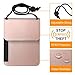 Fintie Passport Holder Neck Pouch [RFID Blocking] Premium PU Leather Travel Wallet, Rose Gold