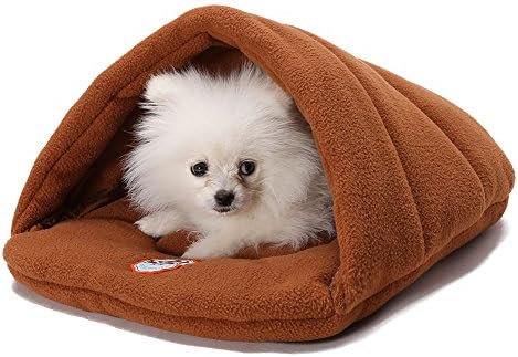 Yuting Soft Warm Pet Dog Cat Bed House Plush Cozy Nest Mat Pad Cushion Pet Cave(XS 11" X 15" /S 15" X 19"/M 19" X 23" /L 23" X 27")