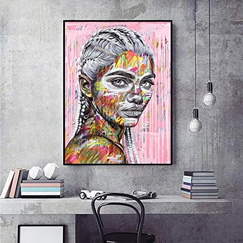 Tzxdbh Arte Moderno De La Pared Del Graffiti Retrato De La Calle