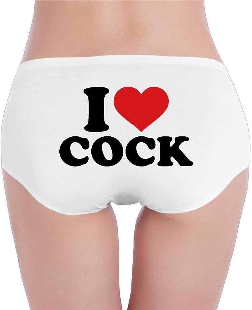 gahjdfxiaoning I Love Cock Women's Underwear Stretch Low Waist Lingerie Thong