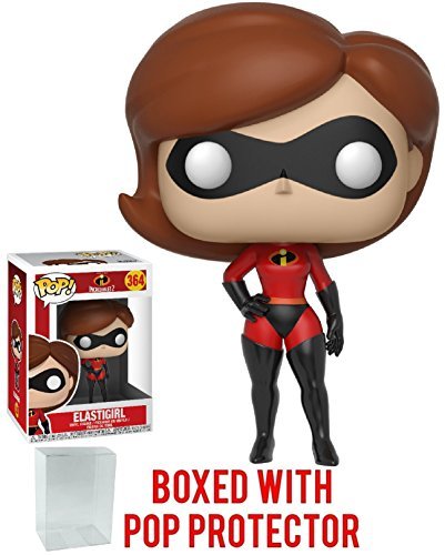 Funko Pop! Disney Pixar: Incredibles 2 - Elastigirl Vinyl Figure (Bundled with Pop Box Protector Case)