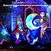 Zitrades El Wire Blue Super Bright Portable El Wires Kits Electroluminescent Wire with Transformer for Christmas Halloween Decoration Parties
