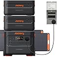 Jackery Explorer 2000 Plus Kit (6kWh)+Manual Transfer Switch, 6128 Wh Home Backup Power System with 2 * 200W Solar Panels, 2*LiFePO4 Battery Packs,for Power Outages, Emergencies