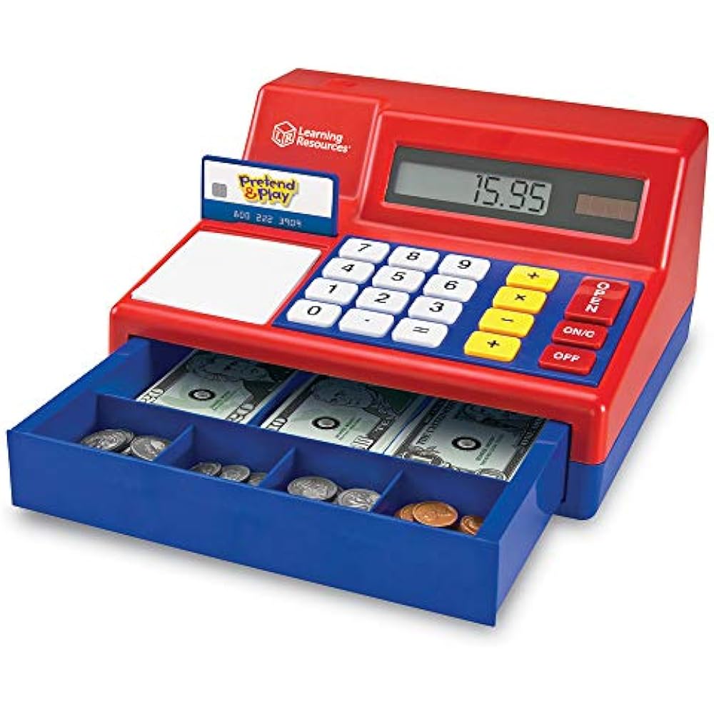 Cash Registers Learning Resources Pretend & Play Calculator Register