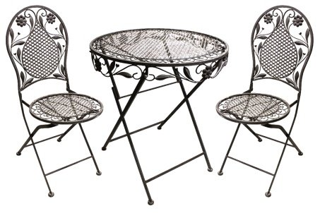 Juego De Terraza De Fierro Antiguo - Ideas de nuevo diseño