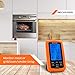 Wireless Digital BBQ Meat Thermometer - Instant Read Remote Cooking Thermometer with Dual Probe for Kitchen Oven, Grilling, Smoker & Roasting Food Thermometer