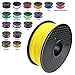 TIANSE 1.75mm Filament PLA Fluorescent Yellow for 3D Printer,1KG Spool Filament for 3D Printing, Dimensional Accuracy +/- 0.03 mm