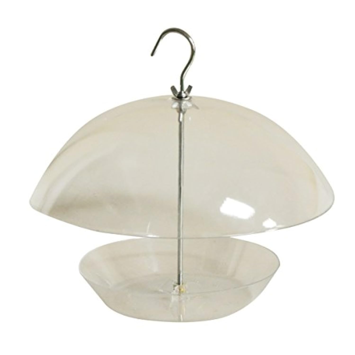 Kingfisher BFDOME Bird Seed Feeder, Transparent, 30x30x27 cm