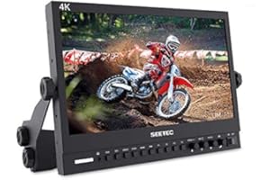 SEETEC P133-9HSD 13.3 Inch 4K HMDI Broadcast Monitor Professional LCD Director Studio Production Monitoring IPS Screen Aluminum Design