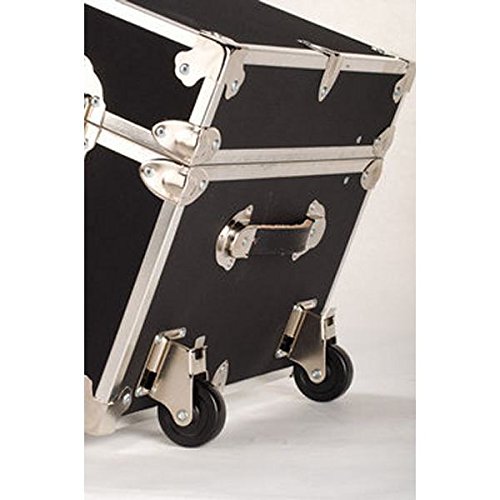 Rhino Sticker College & Camp Trunk with Wheels & Tray 32" L x 18" W x