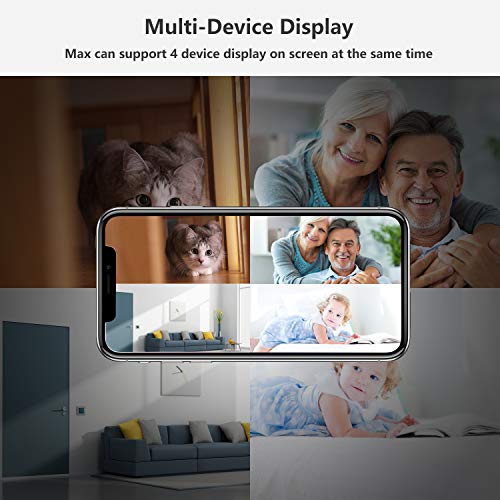 [Newest] Pet Camera, NexTrend 1080P PTZ Wireless WiFi IP Security Camera, Indoor Home Surveillance Camera with Two-Way Audio, Motion Detection, Night Vision, Cloud/TF Card Storage - Thumbnail 3
