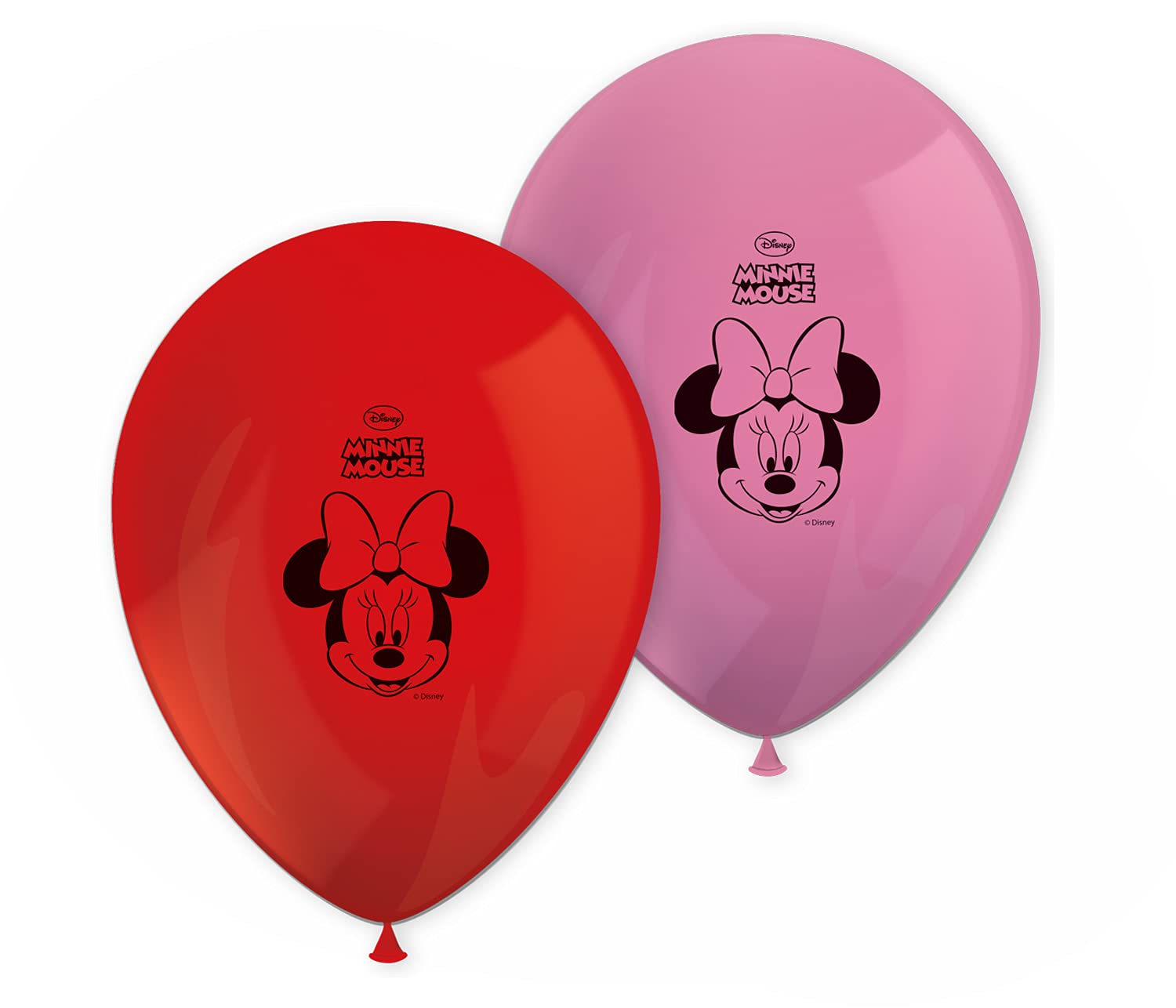Procos - Pack of 8 Inflatable Balloons with Minnie Mouse, Multicolor, PR9716