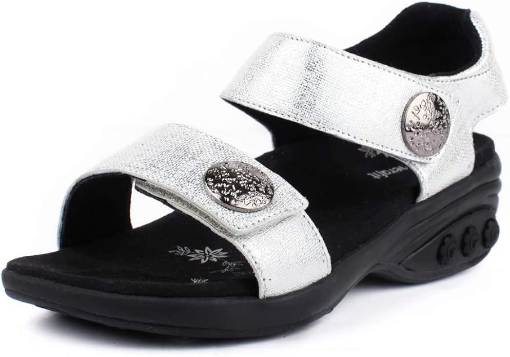Amazon.com | Therafit Melody Adjustable Leather Sandal - for Plantar Fasciitis/Foot Pain | Sport 