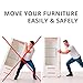 Furniture Sliders X-PROTECTOR - Furniture Moving Kit 56 PCS - 20 pcs Furniture Sliders for Carpet & Felt Sliders + 36 Furniture Pads. Best Set of Reusable Furniture Movers Sliders for All Surfaces!