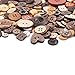 Rustark 650Pcs Resin Buttons Favorite Findings Basic Buttons 2 and 4 Holes Craft Buttons for Arts, DIY Crafts, Decoration, Sewing - Sizes Range from 0.28 to 1.18 Inch (Coconut Shell)