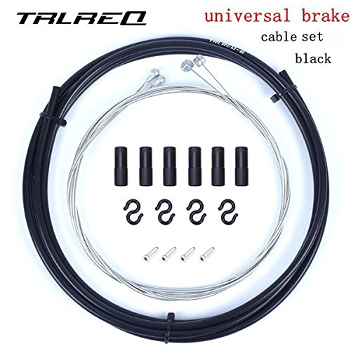 dolphin1986 Bicycle Brake Cable Bike Braking Cable Line Wire Hose Housing Set Bicycle Parts Accessories (Black) - Thumbnail 6