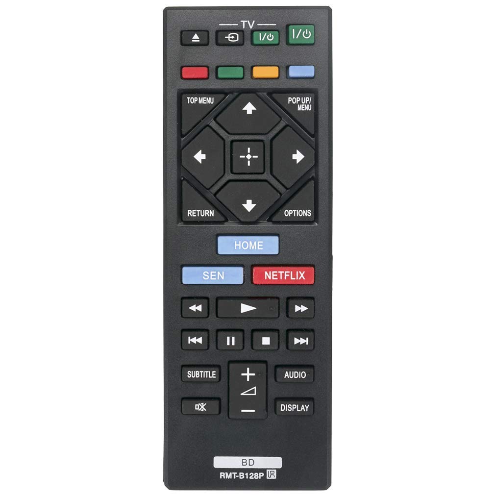VINABTY RMT-B128P Remote Control Replacement for Sony Blu-ray Player BDP-S1200 RMTB126A BDP-S3200 BDPBX520 BDP-S4200 BDP-BX350 BDP-S5200 BDP-S6200 BDP-S7200