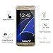 Galaxy S7 Screen Protector,Brightshow Samsung Galaxy S7 Tempered Glass 9H Hardness Screen Protector with Clear Case