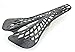 FOME Uprated Vershion Comfortable Light Weight Mountain Bike Road Bicycle Hollow Out Spider Saddle Seat Cushion Bicycle Accessories Black + A FOME Gift