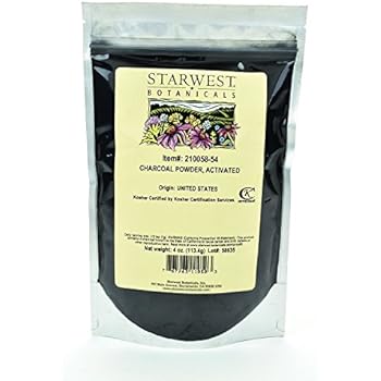 Starwest Botanicals Charcoal Powder Activated, 4 Ounces