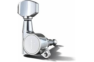 Gotoh Schaller-style Knob Chrome Tuners (6-in-a-line)