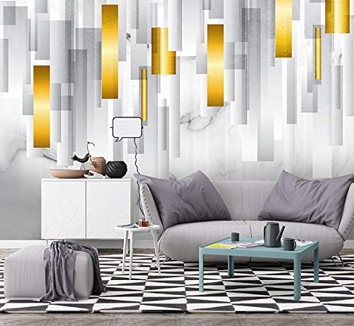 KAHSFA 3D Wallpaper Nordic Style Mural Modern Minimalist Abstract Solid Geometry Wallpaper Living Room Bedroom Sofa TV Background wallpaper-200cmx140cm