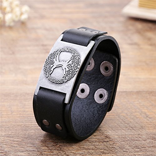 Skyrim-Tree-of-Life-Sigil-Charm-Snap-Button-Bangle-Viking-Runes-Amulet-Bracelet-for-Men-and-Women