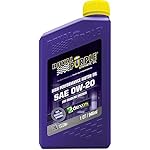 Royal Purple 06020-6PK API-Licensed SAE 0W-20 High Performance Synthetic Motor Oil - 1 qt. (Case of 6)