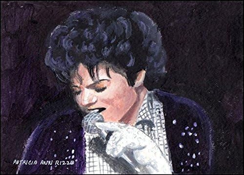 Original Acrylic Art - Michael Jackson, King of Pop, Sparkle Glove by Patricia Ann Rizzo